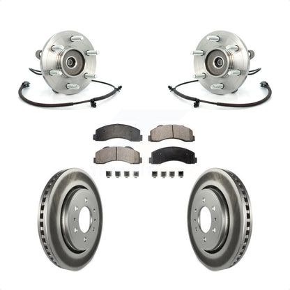 Kit de rotor et de plaquettes de frein revêtus de roulement de moyeu avant, pour Ford F-150 Expedition Lincol