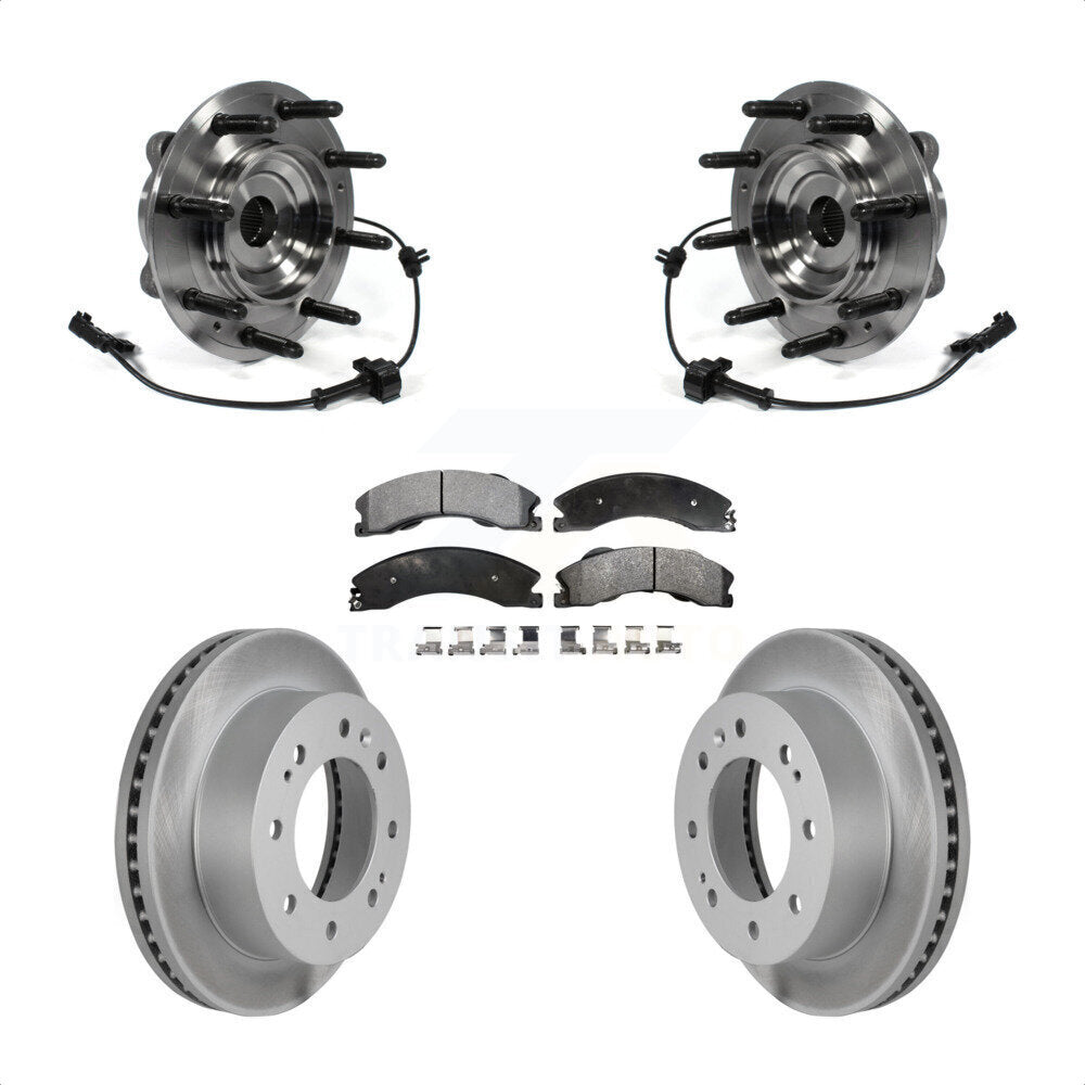 Kit de plaquettes de Rotor de frein, roulement de moyeu avant, pour GMC Chevrolet Sierra 2500 HD 350