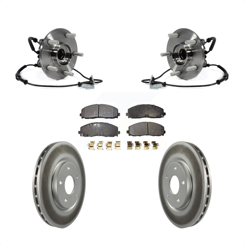 Kit de plaquettes de Rotor de frein, manteau de roulement de moyeu avant, pour Dodge Grand Caravan Chrysler Tow