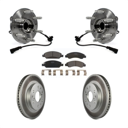 Kit de plaquettes de Rotor de frein enduit de roulement de moyeu avant, pour GMC Sierra 1500 Chevrolet Taho
