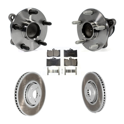 Kit de plaquettes de rotor de frein enduites de roulement de moyeu avant (5 pièces) pour Lexus IS350 GS350 GS450