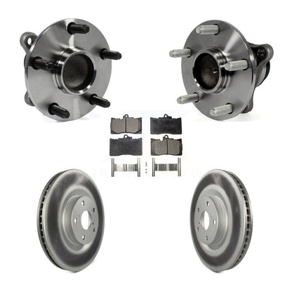 Kit de plaquettes de rotor de frein enduites de roulement de moyeu avant (5 pièces) pour Lexus IS350 GS350 GS450