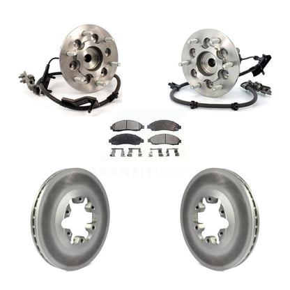 Kit de Rotor et de plaquettes de frein revêtus de roulement de moyeu avant, pour Chevrolet Colorado GMC Canyo