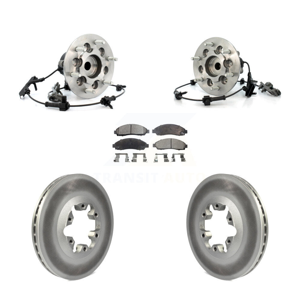 Kit de plaquettes de Rotor de frein, roulement de moyeu avant, pour Chevrolet Colorado GMC Canyon RW