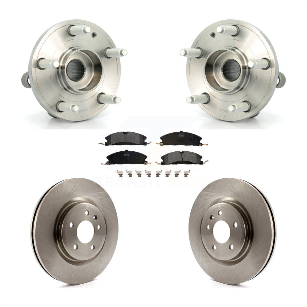 Kit de Rotor et de plaquettes de frein, roulement de moyeu avant, pour Ford Explorer avec frein robuste