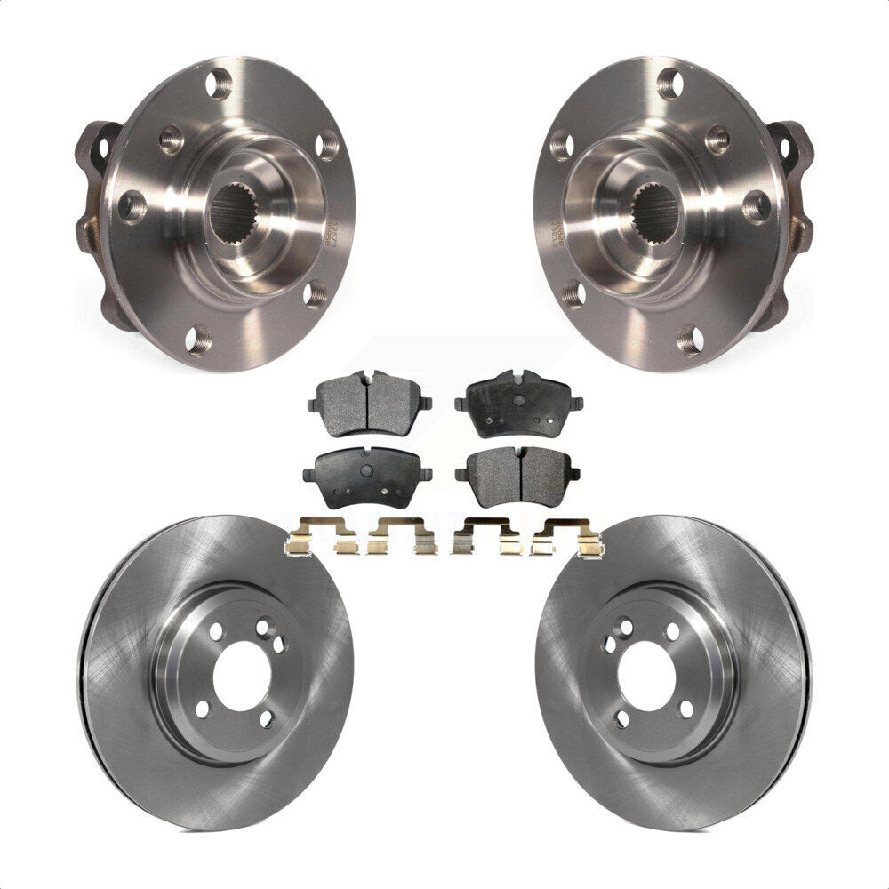 Ensemble de roulement de moyeu avant, Rotor de frein à disque et Kit de plaquettes pour Mini Cooper Countryma