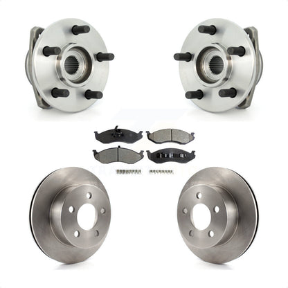 Ensemble de roulement de moyeu avant, Rotor de frein à disque et Kit de plaquettes pour Jeep Grand Wagoneer T