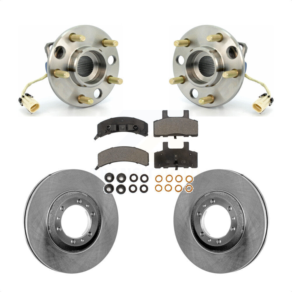 Kit de plaquettes de Rotor de frein, roulement de moyeu avant, pour Cadillac DeVille Fleetwood 60 Specia