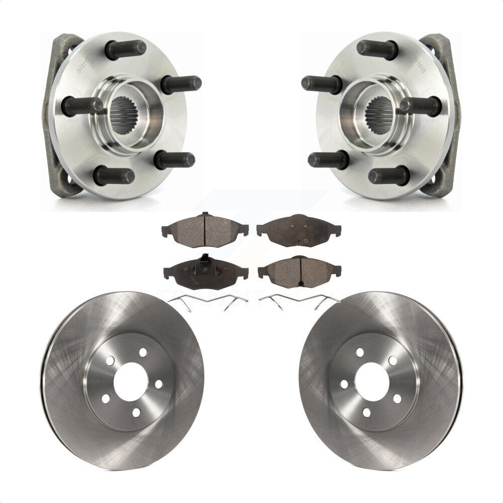 Kit de Rotor et plaquettes de frein à disque, roulement de moyeu avant, pour Chrysler Sebring Dodge Stratu