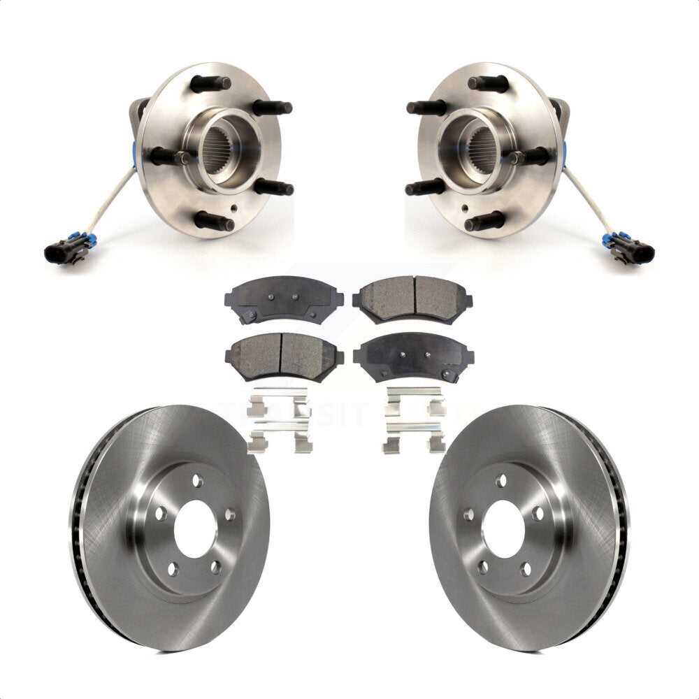 Kit de Rotor et de plaquettes de frein, roulement de moyeu avant, pour Chevrolet Impala Buick LeSabre Mont