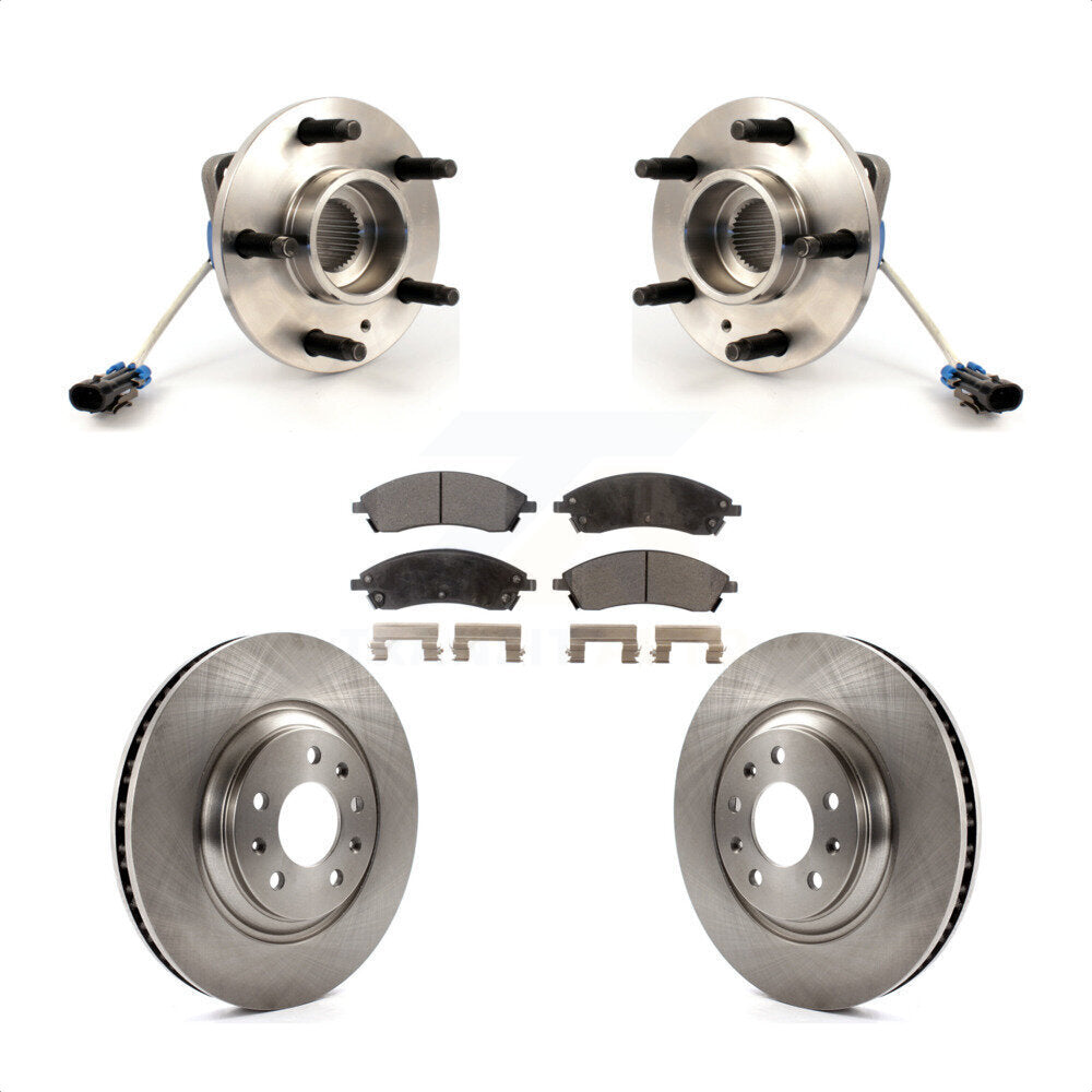 Kit de plaquettes de Rotor de frein à disque, roulement de moyeu avant, pour Pontiac Bonneville GX 2004 – 2005