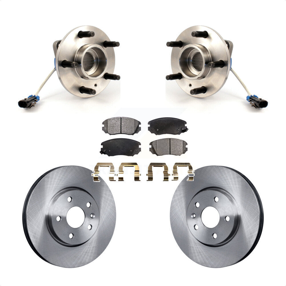 Ensemble de roulements de moyeu avant, Rotors et plaquettes de frein à disque, Kit pour Buick Allure 2010