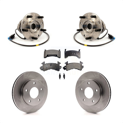 Kit de plaquettes de Rotor de frein à disque, roulement de moyeu avant, pour Chevrolet S10 GMC Sonoma 4W 1997