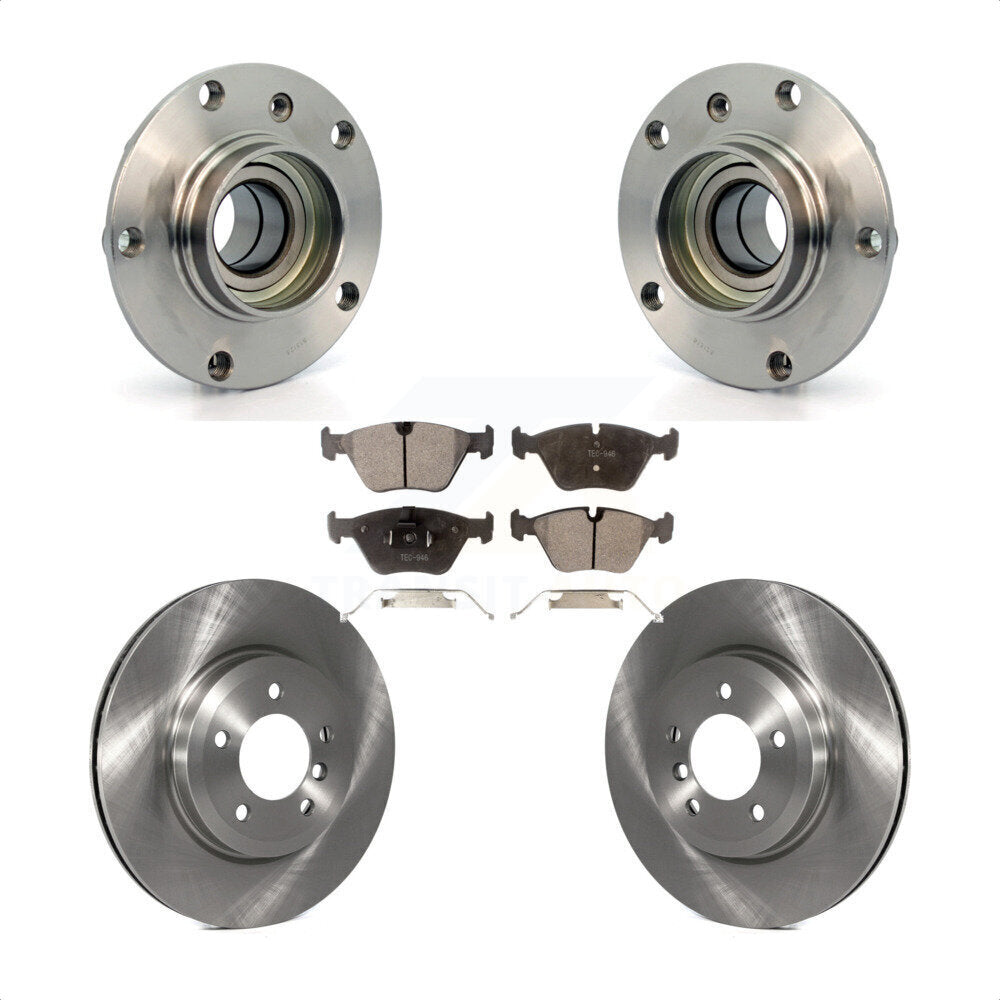 Ensemble de roulements de moyeu avant, Rotors et plaquettes de frein à disque, Kit pour BMW 330Ci Z4 330i