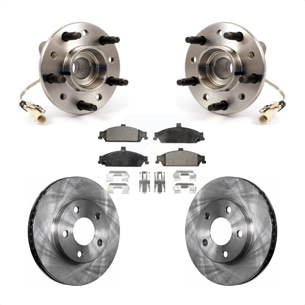 Kit de plaquettes de Rotor de frein à disque, roulement de moyeu avant, pour Pontiac Grand Am Chevrolet Malib