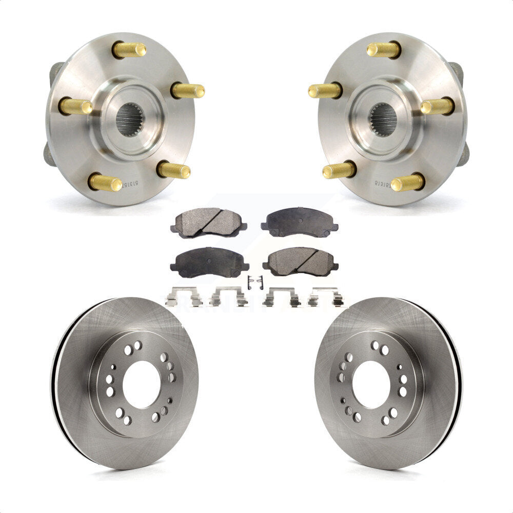 Kit de Rotor et plaquettes de frein, roulement de moyeu avant, pour Mitsubishi Eclipse Galant 2001 2.4