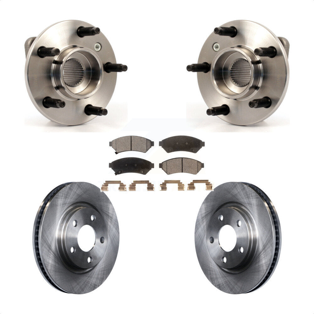 Kit de plaquettes de Rotor de frein à disque, roulement de moyeu avant, pour Pontiac Grand Prix Buick LaCross