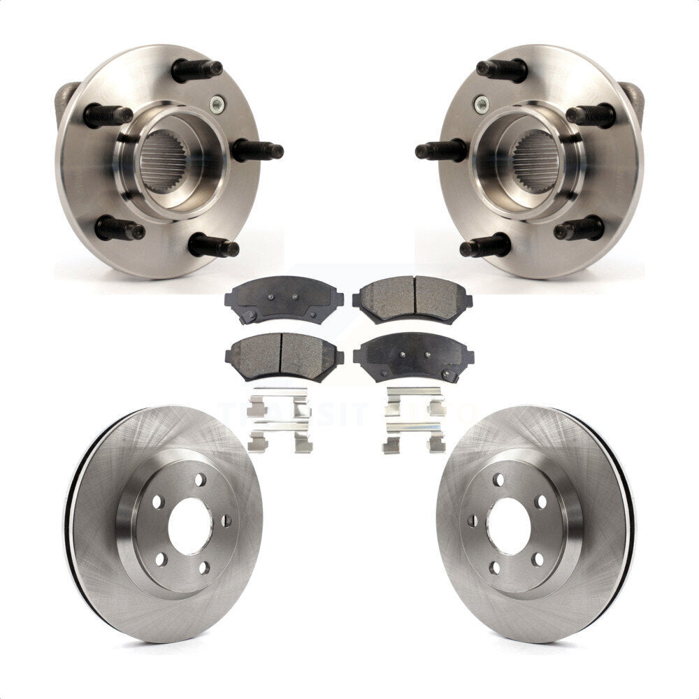 Kit de Rotor et de plaquettes de frein, roulement de moyeu avant, pour Chevrolet Impala Monte Carlo non AB