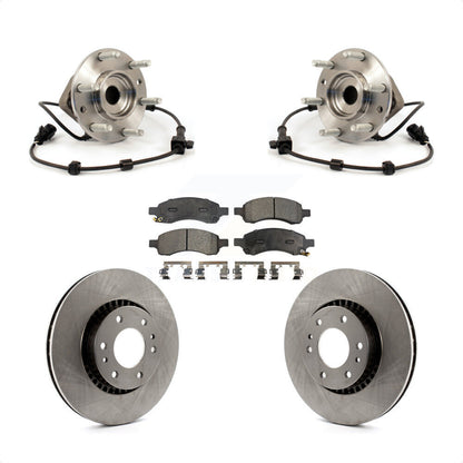 Kit de plaquettes de Rotor de frein, roulement de moyeu avant, pour Chevrolet Trailblazer GMC Envoy XL EX