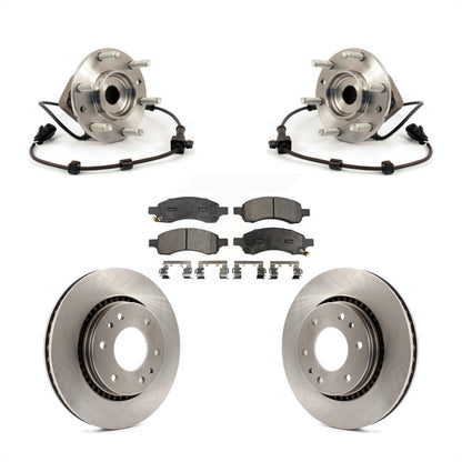 Kit de plaquettes de Rotor de frein, roulement de moyeu avant, pour Chevrolet Trailblazer GMC envoyé Buic