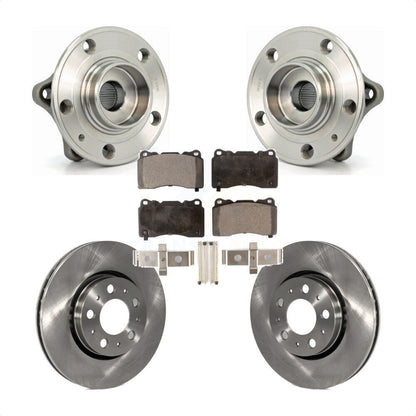 Ensemble de roulement de moyeu avant, Rotor de frein à disque et Kit de plaquettes pour Volvo V70 2005 – 2007