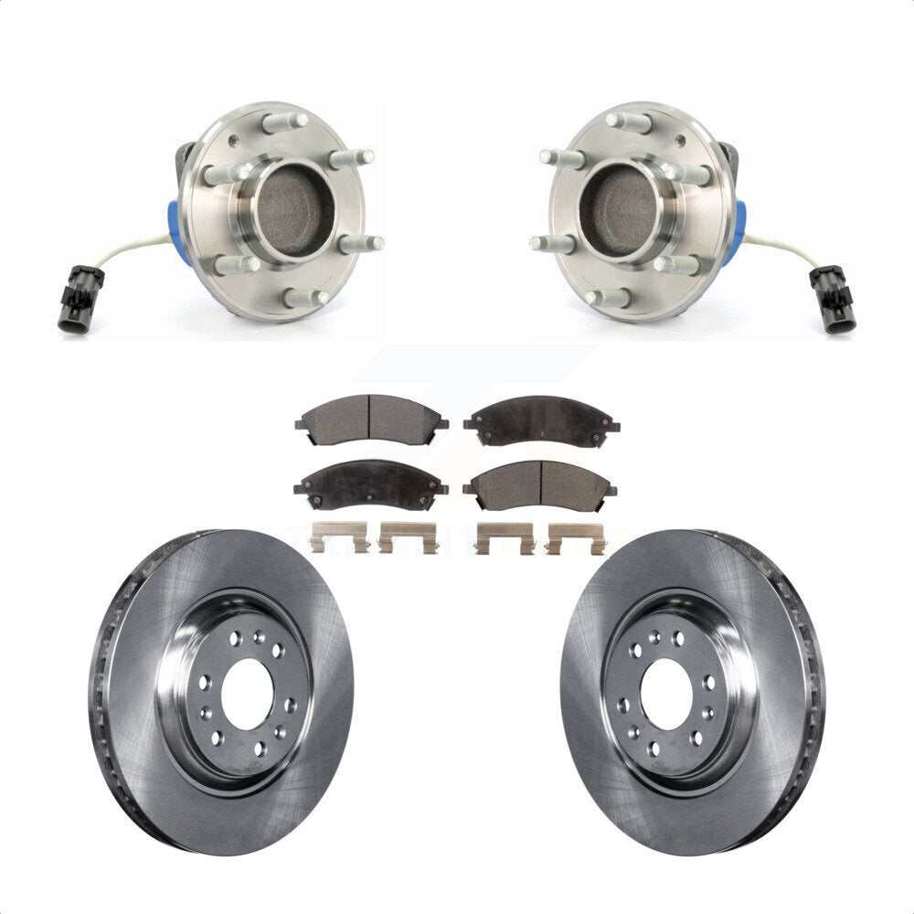 Kit de rotor et de plaquettes de frein, ensemble de roulements de moyeu avant, pour Cadillac SRX RW 2004 – 2009