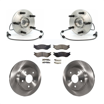 Kit de plaquettes de Rotor de frein à disque, ensemble de roulements de moyeu avant pour Dodge Durang 2004 – 2005