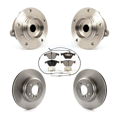Kit de plaquettes de Rotor de frein, ensemble de roulements de moyeu avant, pour BMW 650i 645Ci 550i 545i 535