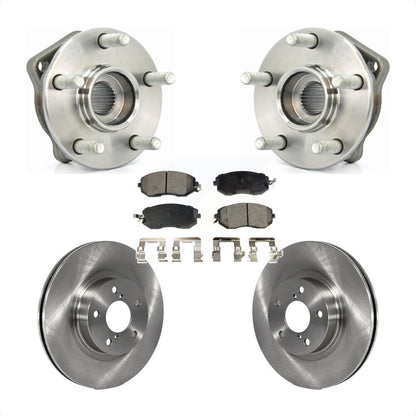 Ensemble de roulements de moyeu avant, Rotors et plaquettes de frein à disque pour Subaru Impreza