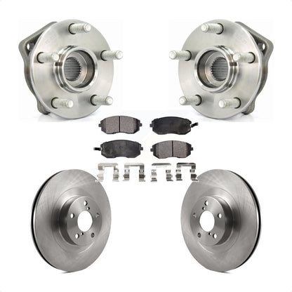 Ensemble de roulement de moyeu avant, Rotor de frein et Kit de plaquettes pour Subaru Outback Legac 2005