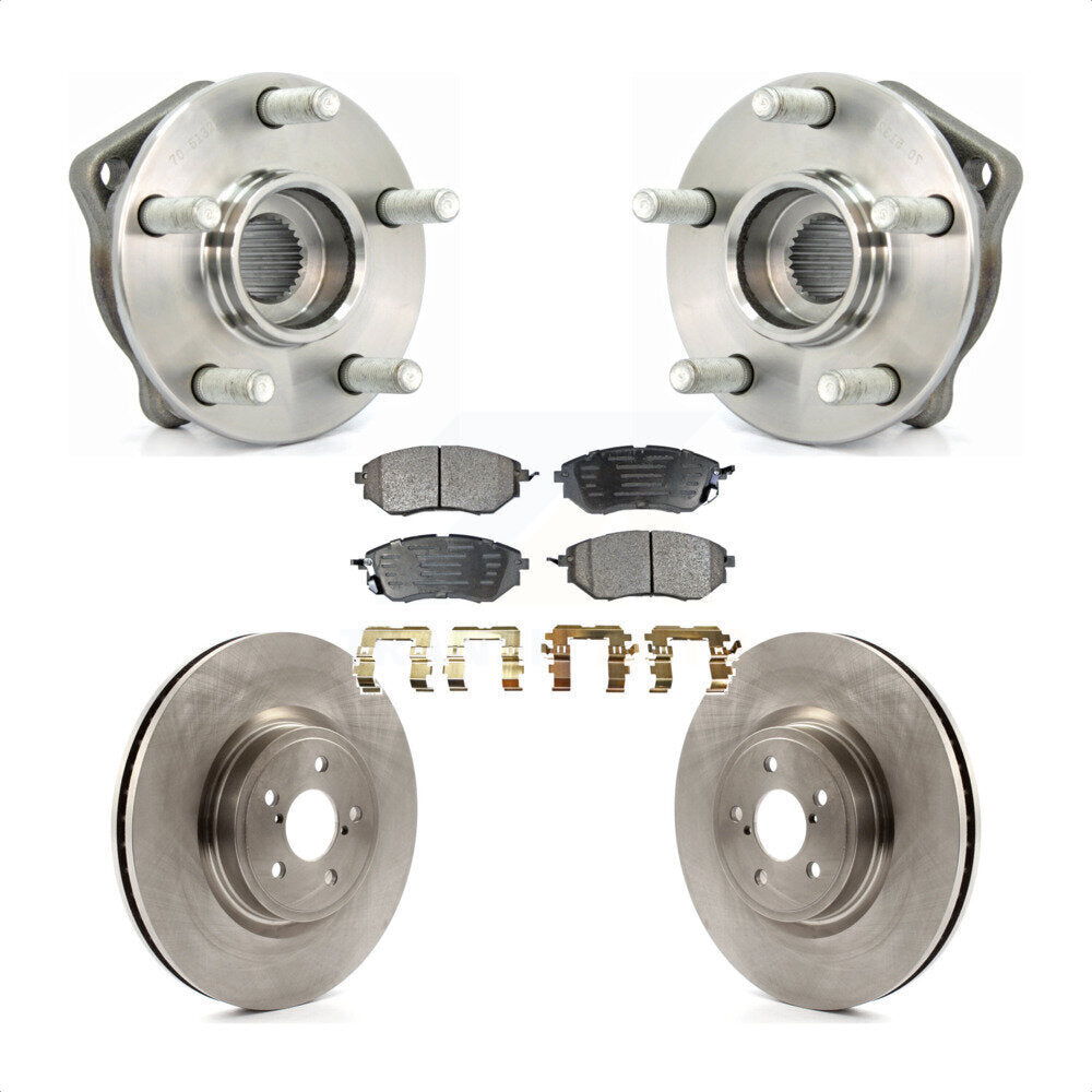 Kit de Rotor et plaquettes de frein à disque, roulement de moyeu avant, pour Subaru Outback Legacy Foreste
