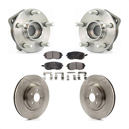 Ensemble de roulements de moyeu avant, Rotors et plaquettes de frein à disque pour Subaru Legacy