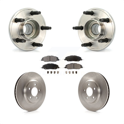 Kit de rotors et plaquettes de frein à disque, ensemble de roulements de moyeu avant pour Ford Mustang