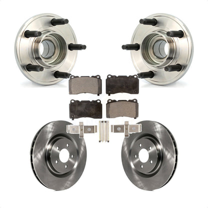 Kit de rotors et plaquettes de frein à disque, ensemble de roulements de moyeu avant pour Ford Mustang