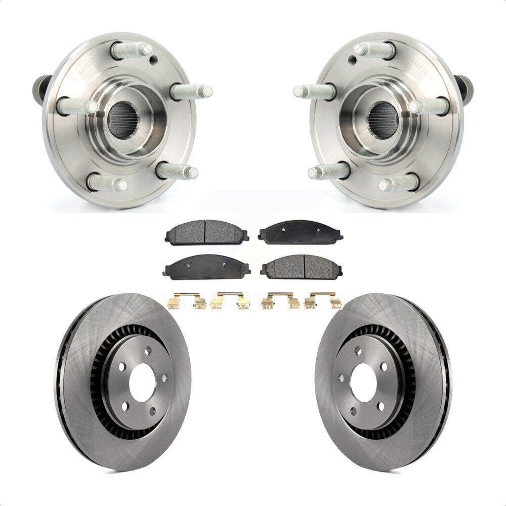 Kit de Rotor et de plaquettes de frein, roulement de moyeu avant, pour Ford Five Hundred Freestyle Taurus