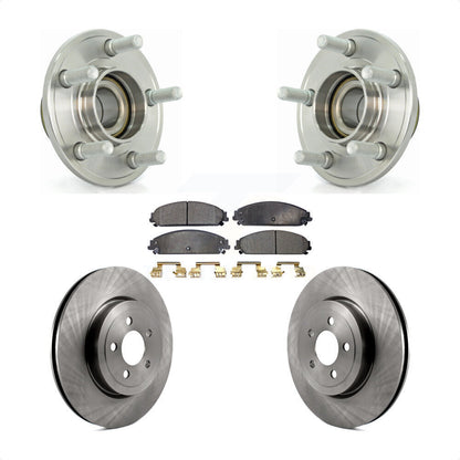 Kit de plaquettes de Rotor de frein, roulement de moyeu avant, pour Dodge Chrysler 300 Charger Challenge