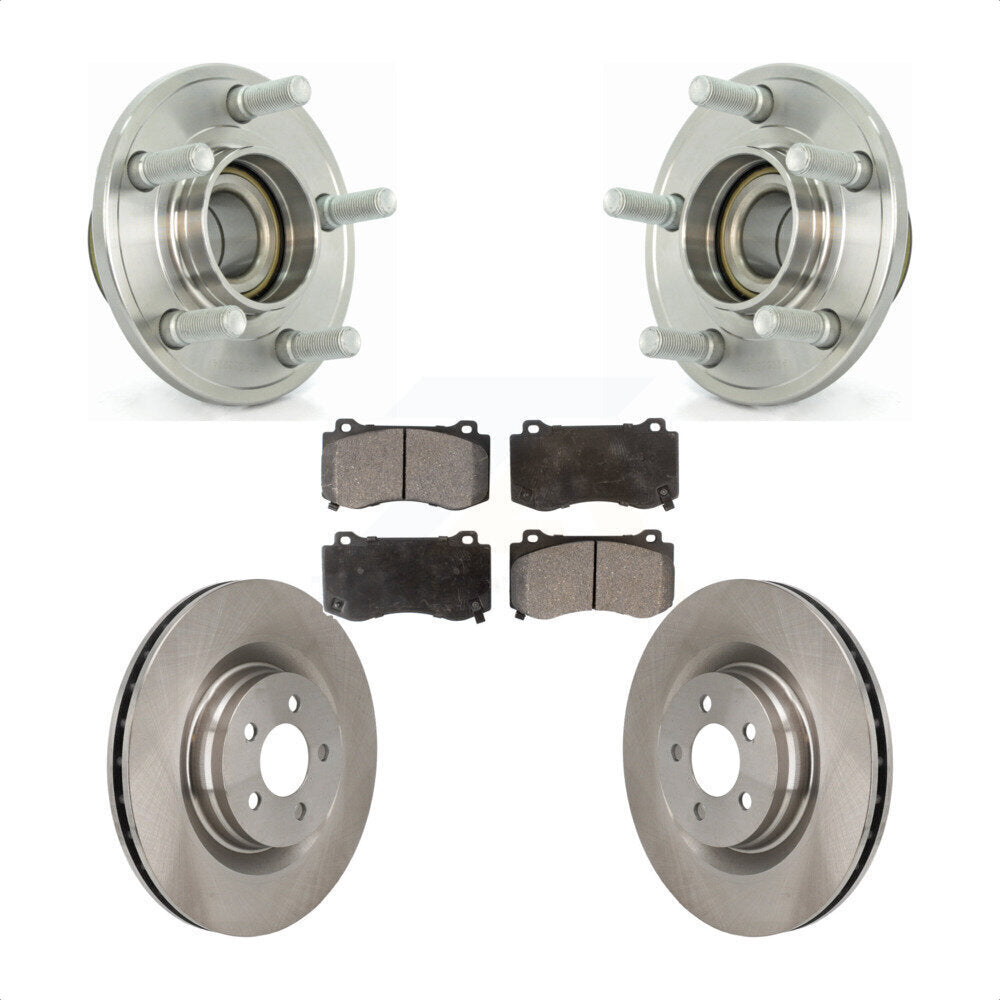 Kit de plaquettes de Rotor de frein, roulement de moyeu avant, pour Dodge Chrysler 300 Charger Challenge