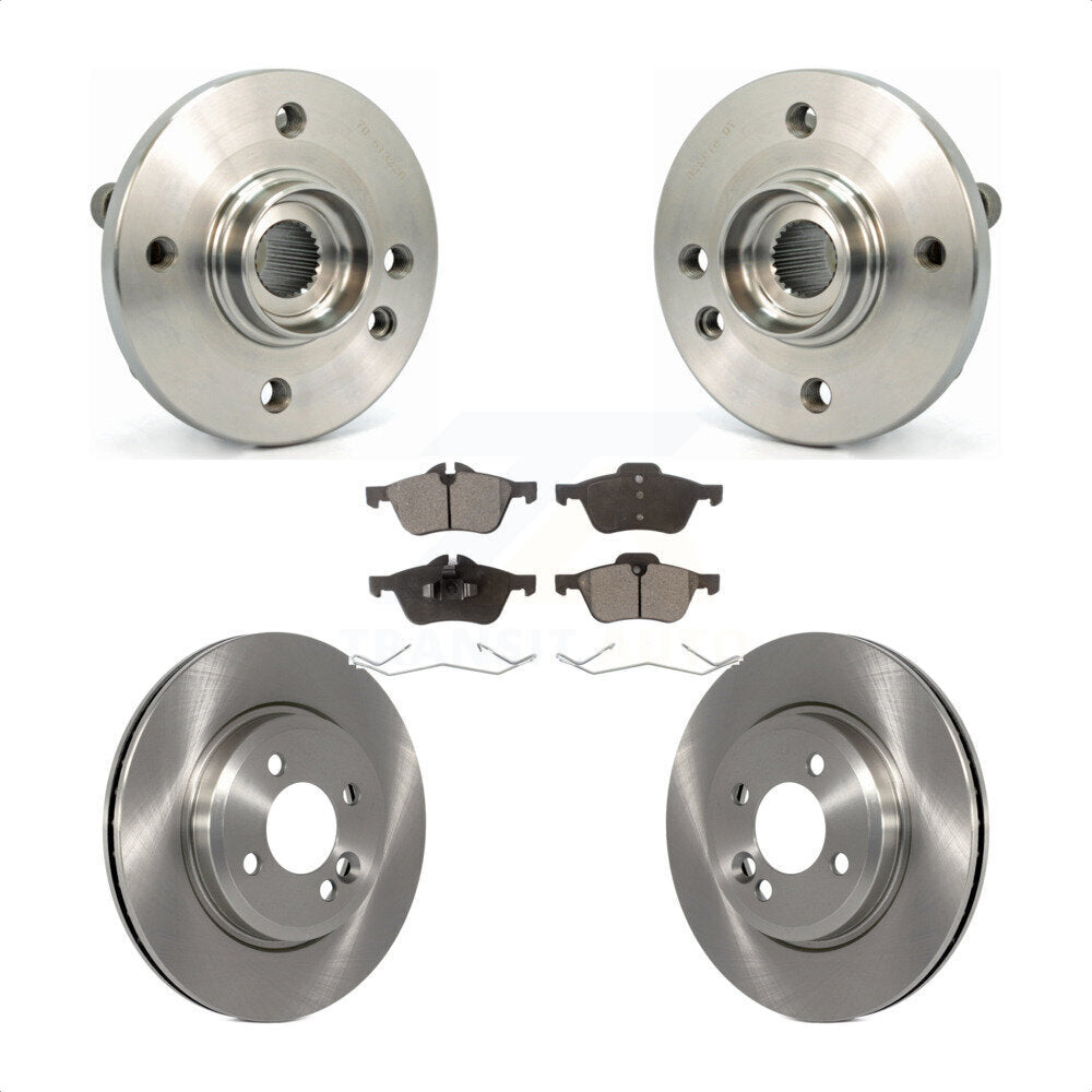 Kit de rotors et plaquettes de frein à disque, ensemble de roulements de moyeu avant pour Mini Cooper