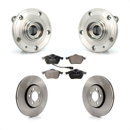Ensemble de roulements de moyeu avant, Rotors et plaquettes de frein à disque, Kit pour Volkswagen Jetta