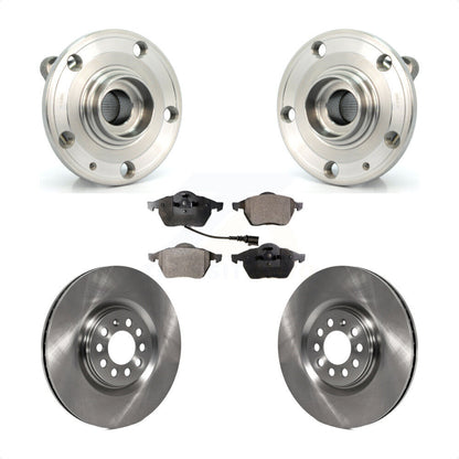 Ensemble de roulements de moyeu avant, Rotors et plaquettes de frein à disque, Kit pour Volkswagen Jetta