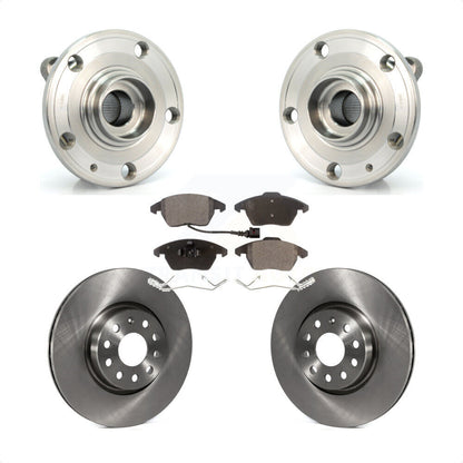 Kit de Rotor et de plaquettes de frein, roulement de moyeu avant, pour Volkswagen Jetta Beetle Audi GTI Eo