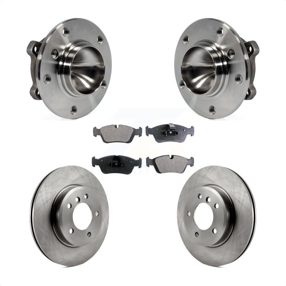 Ensemble de roulements de moyeu avant, Rotors et plaquettes de frein à disque pour BMW 325Ci 2006