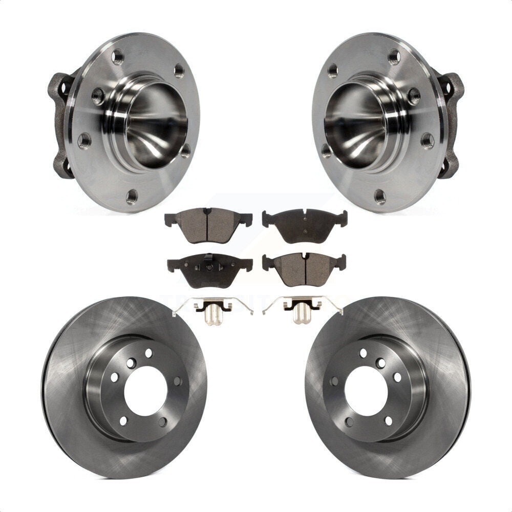 Kit de plaquettes de Rotor de frein à disque, ensemble de roulements de moyeu avant, pour BMW 128i 328i 323i 325