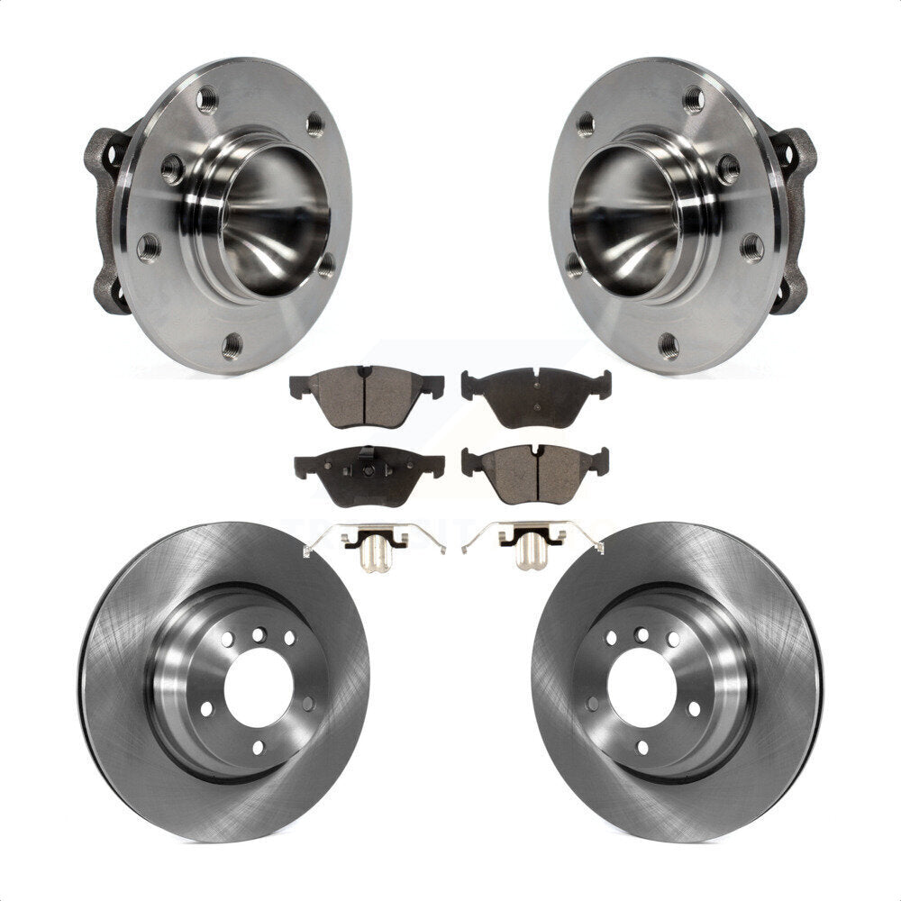 Ensemble de roulements de moyeu avant, rotors et plaquettes de frein à disque pour BMW 330i 2006