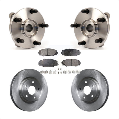 Kit de Rotor et de plaquettes de frein à disque, roulement de moyeu avant, pour Toyota RAV4 Scion Corolla iM t