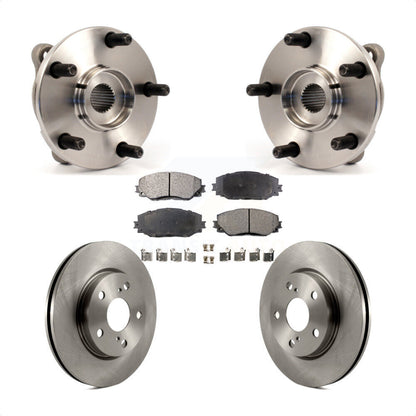 Kit de Rotor et de plaquettes de frein, roulement de moyeu avant, pour Toyota RAV4 Prius V Scion xB Lexu