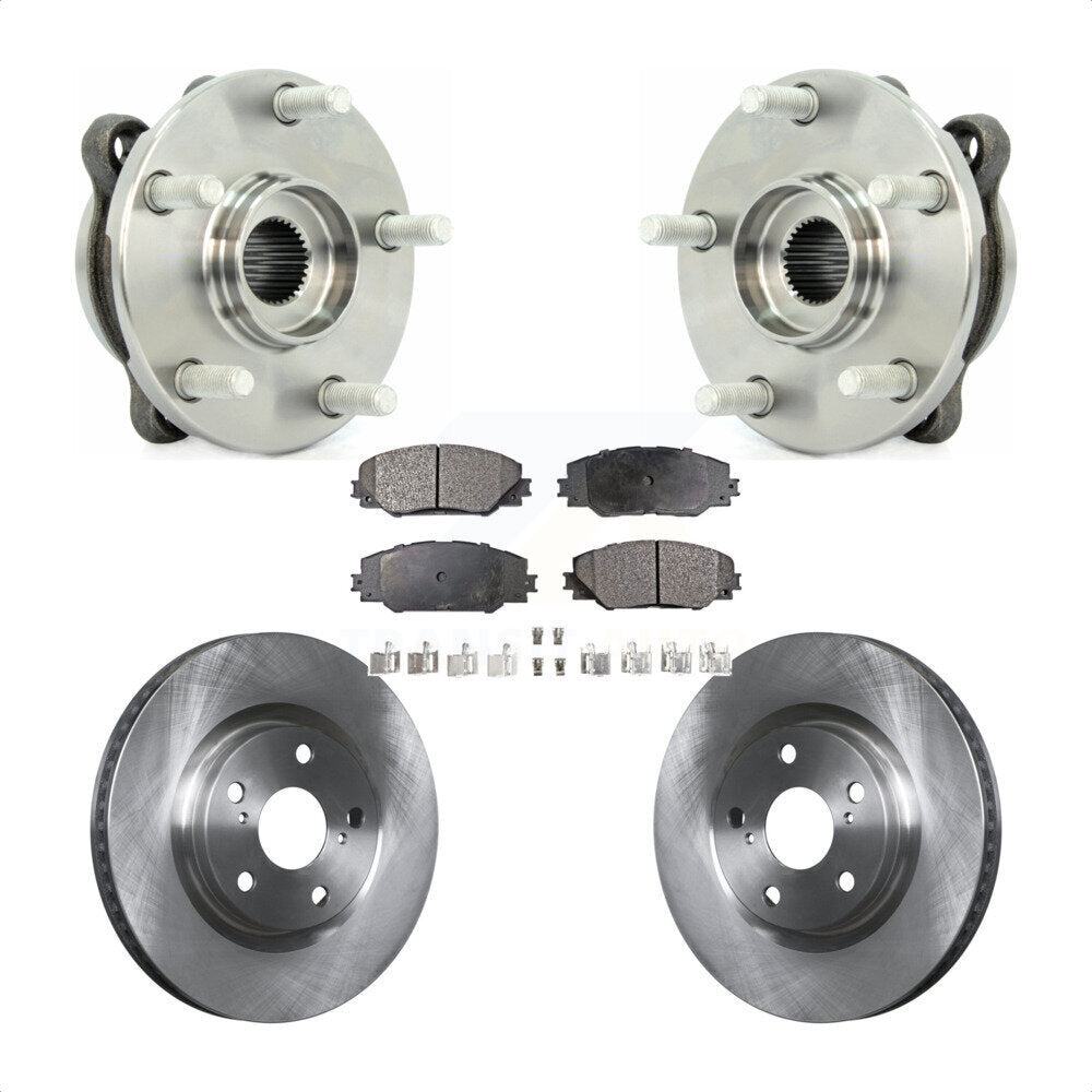 Kit de Rotor et de plaquettes de frein, ensemble de roulements de moyeu avant, pour Toyota RAV4 Scion tC Mira
