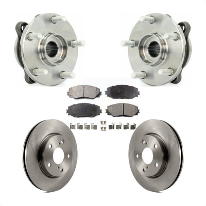 Kit de plaquettes de Rotor de frein à disque, ensemble de roulements de moyeu avant pour Toyota RAV4 L 2013 – 2018