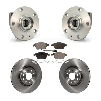 Kit de plaquettes de Rotor de frein, roulement de moyeu avant, pour Volkswagen GTI, bride de montage à 3 boulons