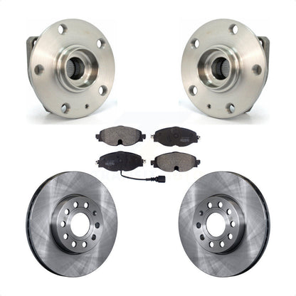 Kit de plaquettes de Rotor de frein à disque, roulement de moyeu avant, pour Volkswagen Golf SportWagen e-Gol